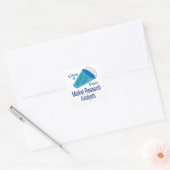 Uitzoeken voor marktonderzoeksanalisten vierkante sticker (Envelop)
