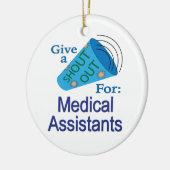 Uitzoeken voor medische assistenten keramisch ornament (Links)