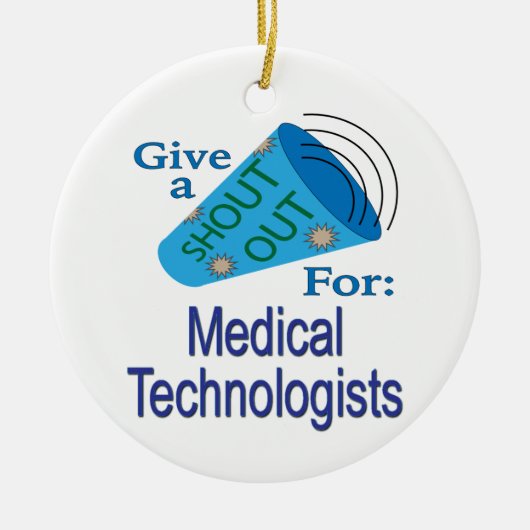 Uitzoeken voor medische technologen keramisch ornament (Voorkant)