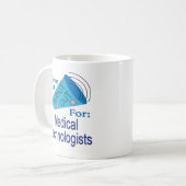 Uitzoeken voor medische technologen koffiemok (Voorkant links)