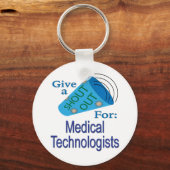 Uitzoeken voor medische technologen sleutelhanger (Voorkant)