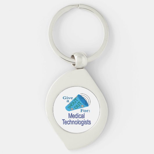 Uitzoeken voor medische technologen sleutelhanger (Voorkant)