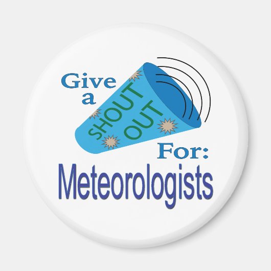 Uitzoeken voor Meteorologen Magneet (Voorkant)