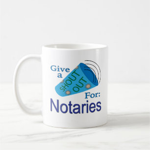 Uitzoeken voor notarissen koffiemok