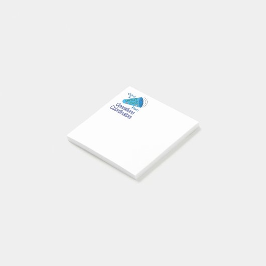 Uitzoeken voor operationele coördinatoren post-it® notes (Schuin)