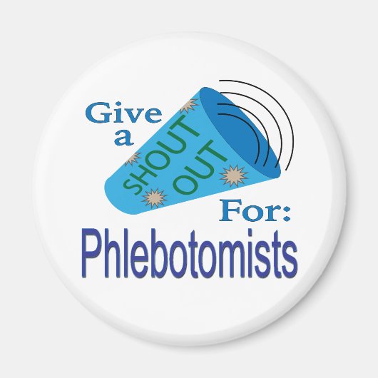 Uitzoeken voor phlebotomisten magneet (Voorkant)
