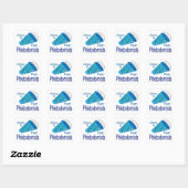 Uitzoeken voor phlebotomisten vierkante sticker (Vel)