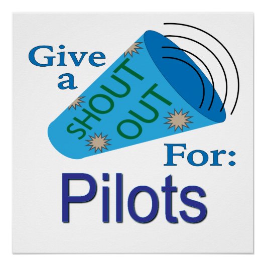 Uitzoeken voor piloten perfect poster (Voorkant)