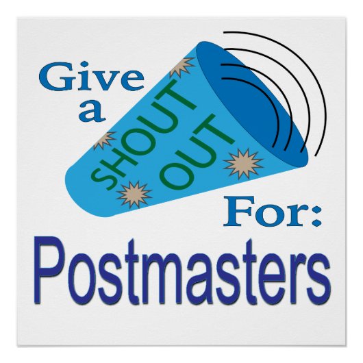 Uitzoeken voor postmeesters perfect poster (Voorkant)