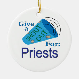 Uitzoeken voor priesters keramisch ornament