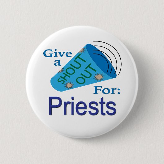 Uitzoeken voor priesters ronde button 5,7 cm (Voorkant)