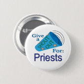 Uitzoeken voor priesters ronde button 5,7 cm (Voorkant /achterkant)