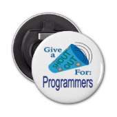 Uitzoeken voor programmeurs button flesopener (Voorkant)