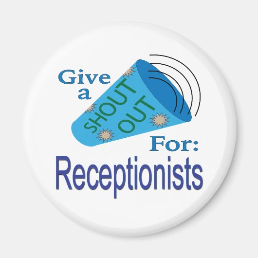 Uitzoeken voor receptionisten magneet (Voorkant)