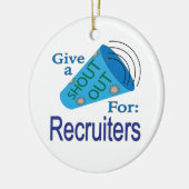 Uitzoeken voor recruiters keramisch ornament (Links)