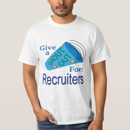 Uitzoeken voor recruiters t-shirt (Voorkant)