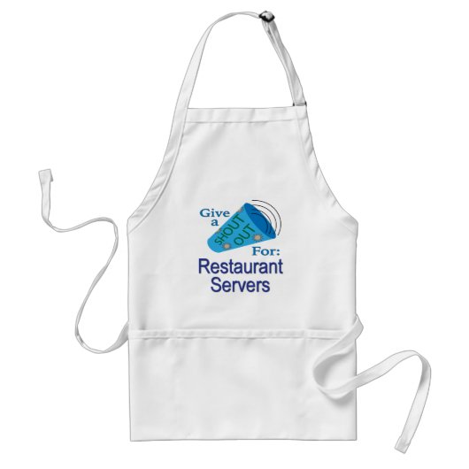 Uitzoeken voor restaurantservers standaard schort (Voorkant)