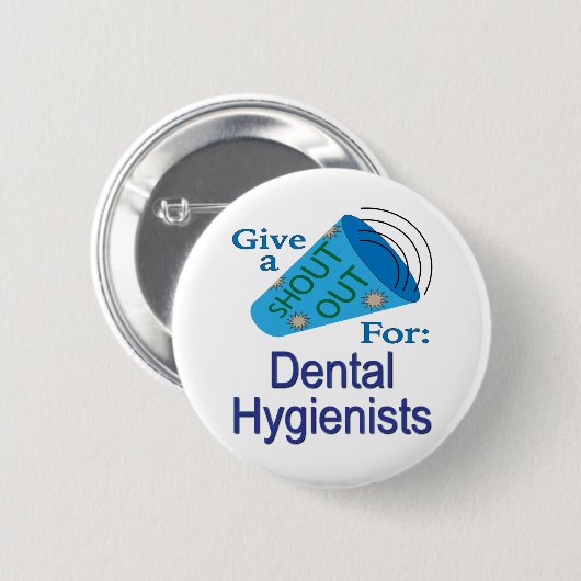 Uitzoeken voor tandheelkundige apothekers ronde button 5,7 cm (Voorkant /achterkant)