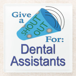 Uitzoeken voor tandheelkundige assistenten glazen onderzetter