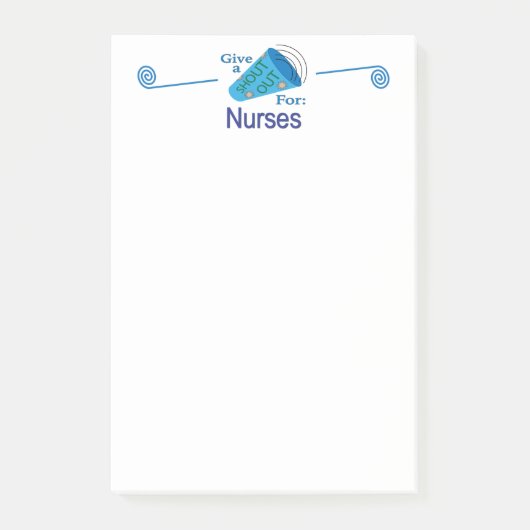 Uitzoeken voor verpleegkundigen post-it® notes (Voorkant)