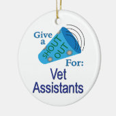 Uitzoeken voor Vet Assistants Keramisch Ornament (Links)