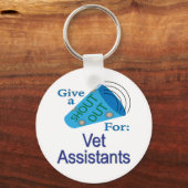 Uitzoeken voor Vet Assistants Sleutelhanger (Voorkant)