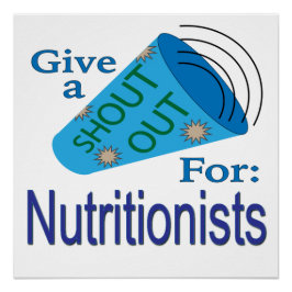 Uitzoeken voor voedingsdeskundigen perfect poster