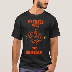 Uitzonderingen bouwen geen spieren Gym Weightlift  T-shirt