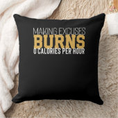 Uitzonderingen branden op nul Motivatie Kussen (Deken)