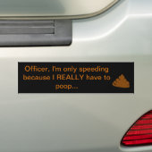 Uitzonderingen Bumpersticker (Op auto)