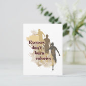 Uitzonderingen Inspirerend Fitness van calorieën Briefkaart (Staand voorkant)