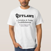 Uitzonderingen Restaurant & Bar, Elmhurst, IL T-shirt (Voorkant)