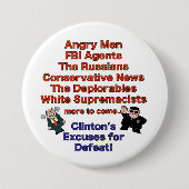 Uitzonderingen voor Clinton's Defeet Button (Voorkant)