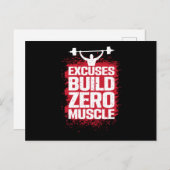 Uitzonderingen Vormt geen spier Briefkaart (Voorkant / Achterkant)