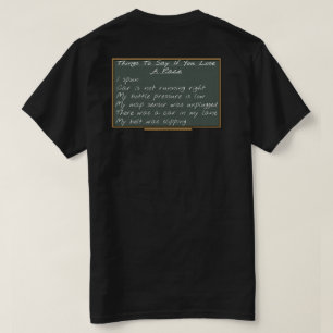 Uitzonderingslijst T-shirt