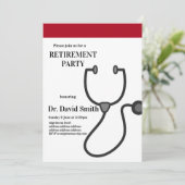 Uitzonderingsuitnodiging voor artsen kaart (Staand voorkant)