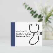 Uitzonderingsuitnodiging voor artsen uitnodiging briefkaart (Staand voorkant)