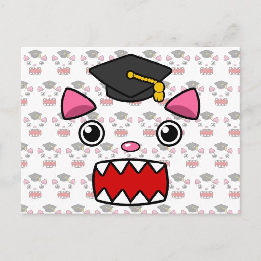 Uitzonderlijk Afstuderen kat Briefkaart (Voorkant)