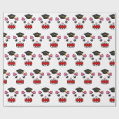 Uitzonderlijk Afstuderen kat Cadeaupapier (Vlak)