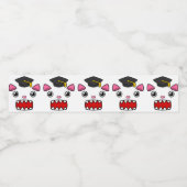 Uitzonderlijk Afstuderen kat Waterfles Etiket (Enkel label)