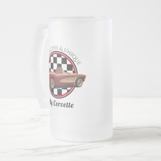 Uitzonderlijk en uniek, mijn Corvette Mok (Voorkant links)