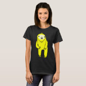 Uitzonderlijk gele sleuf t-shirt (Voorkant volledig)