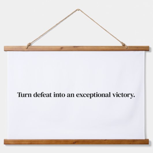 Uitzonderlijk met de overwinning bekleed hout, wan hangend wandkleed (Voorkant)