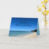 Uitzonderlijk mooi, oceaanscène, liefdeskaart kaart (Gele Bloem)