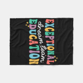 Uitzonderlijk onderwijs Dream Team Speed ESE Teach Fleece Deken (Voorkant (Horizontaal))