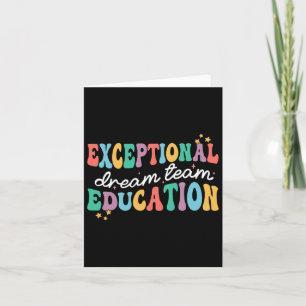 Uitzonderlijk onderwijs Dream Team Speed ESE Teach Kaart