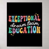 Uitzonderlijk onderwijs Dream Team Speed ESE Teach Poster (Voorkant)