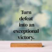 Uitzonderlijk Victory Acryl teken Acryl Bord (Neutraal)