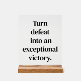 Uitzonderlijk Victory Acryl teken Acryl Bord