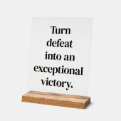 Uitzonderlijk Victory Acryl teken Bord (Hoek)